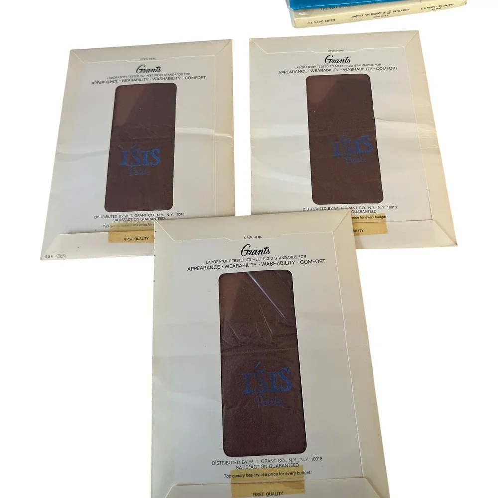 Vintage Hosiery Lot Grants Perfect Plus Mary Lynne Seamless Sheer Stockings JS